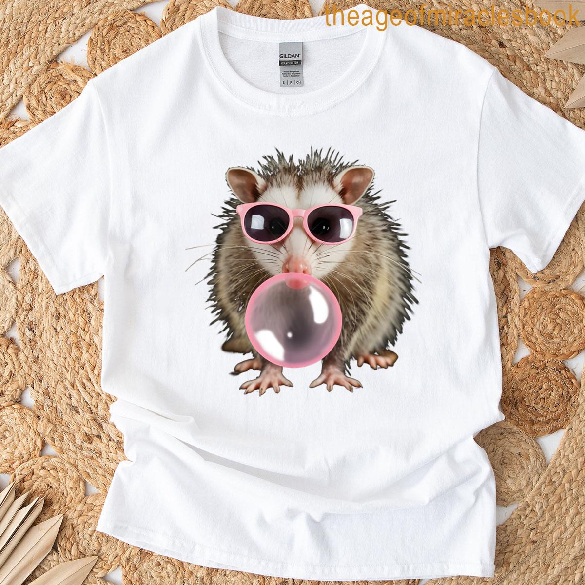 Opossum Bubble Gum T-shirt