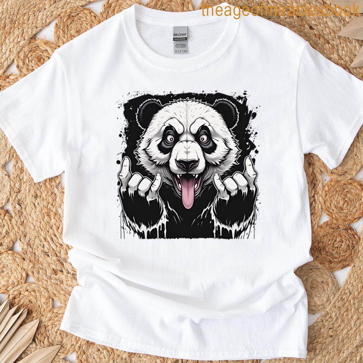 Pandas Playful Pose T-shirt