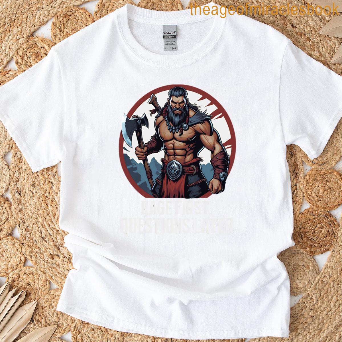 Rage First Questions Later Oversized T-shirt