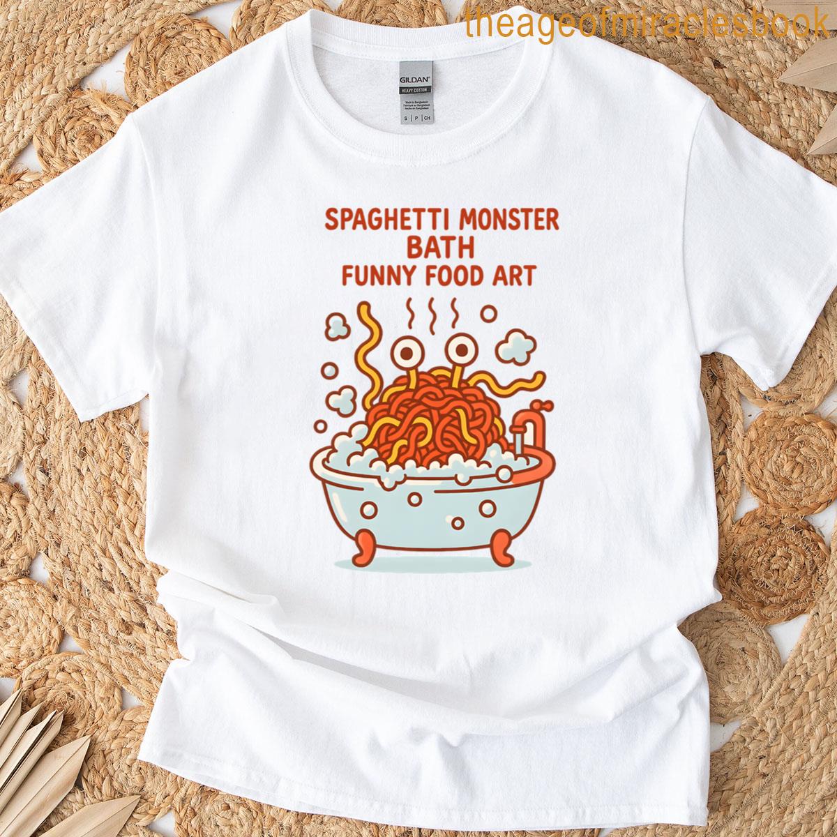 Spaghetti Monster Bath Oversized T-shirt