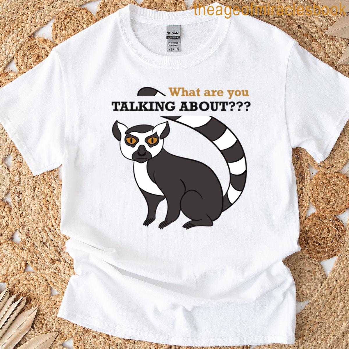 Suprised Lemur Oversized T-shirt