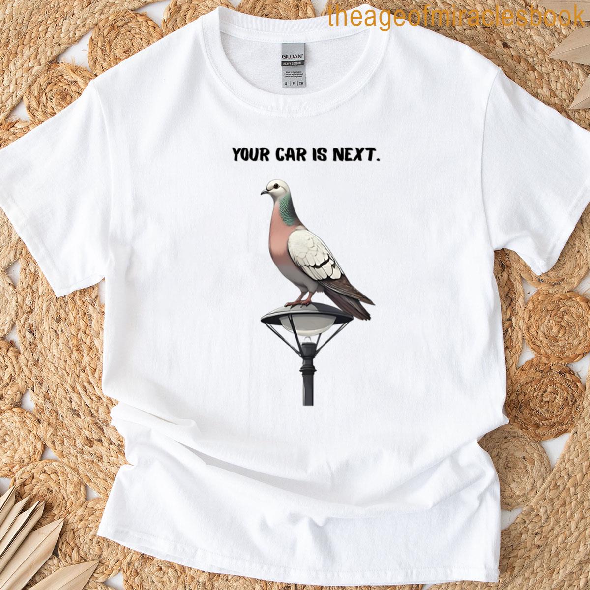 Your Car Is Next The Pigeons Final Warning Oversized T-shirt