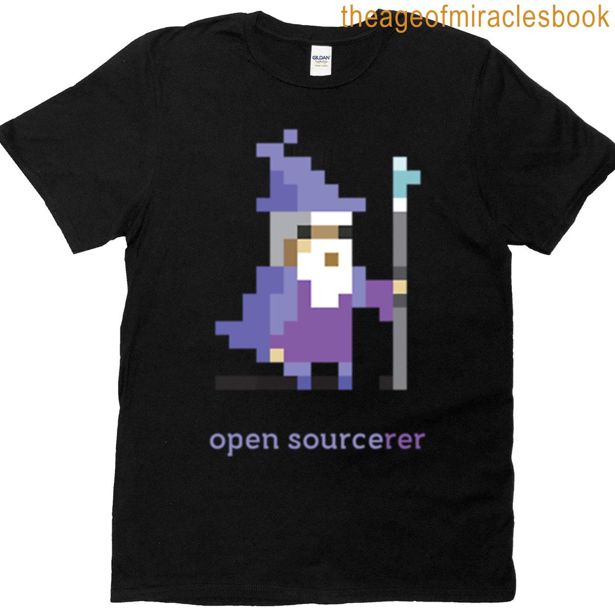 8-bit Open Source Sorcerer – Programming T-shirt