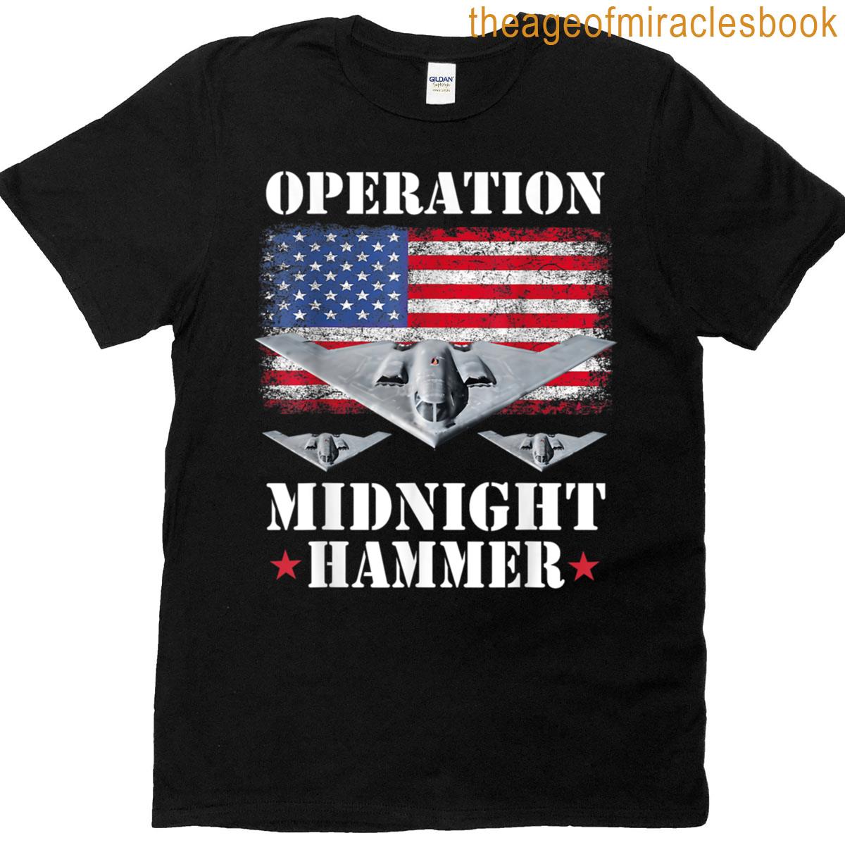 B-2 Stealth Jet Operation Midnight Hammer T-shirt