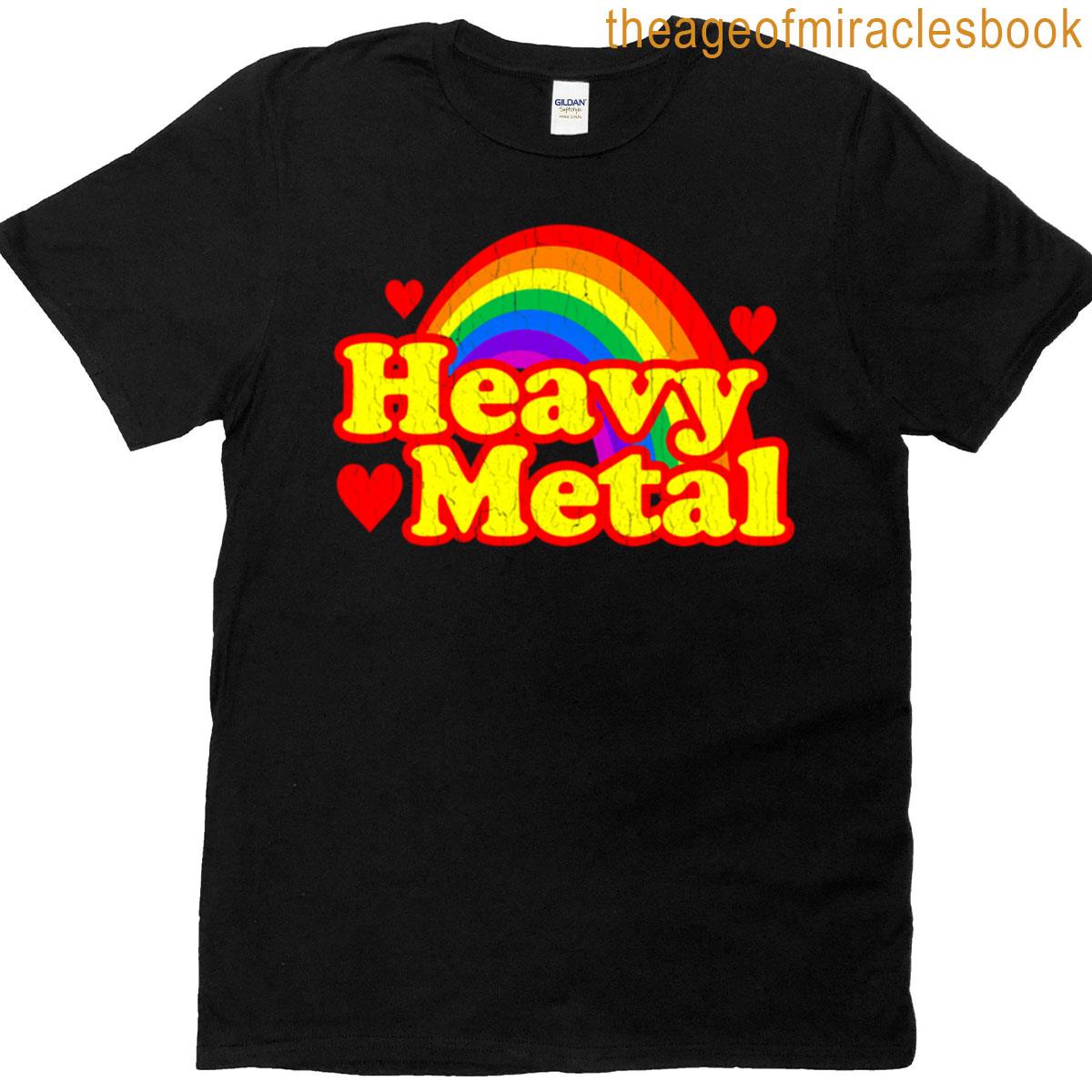 Funny Heavy Metal Rainbow T-shirt