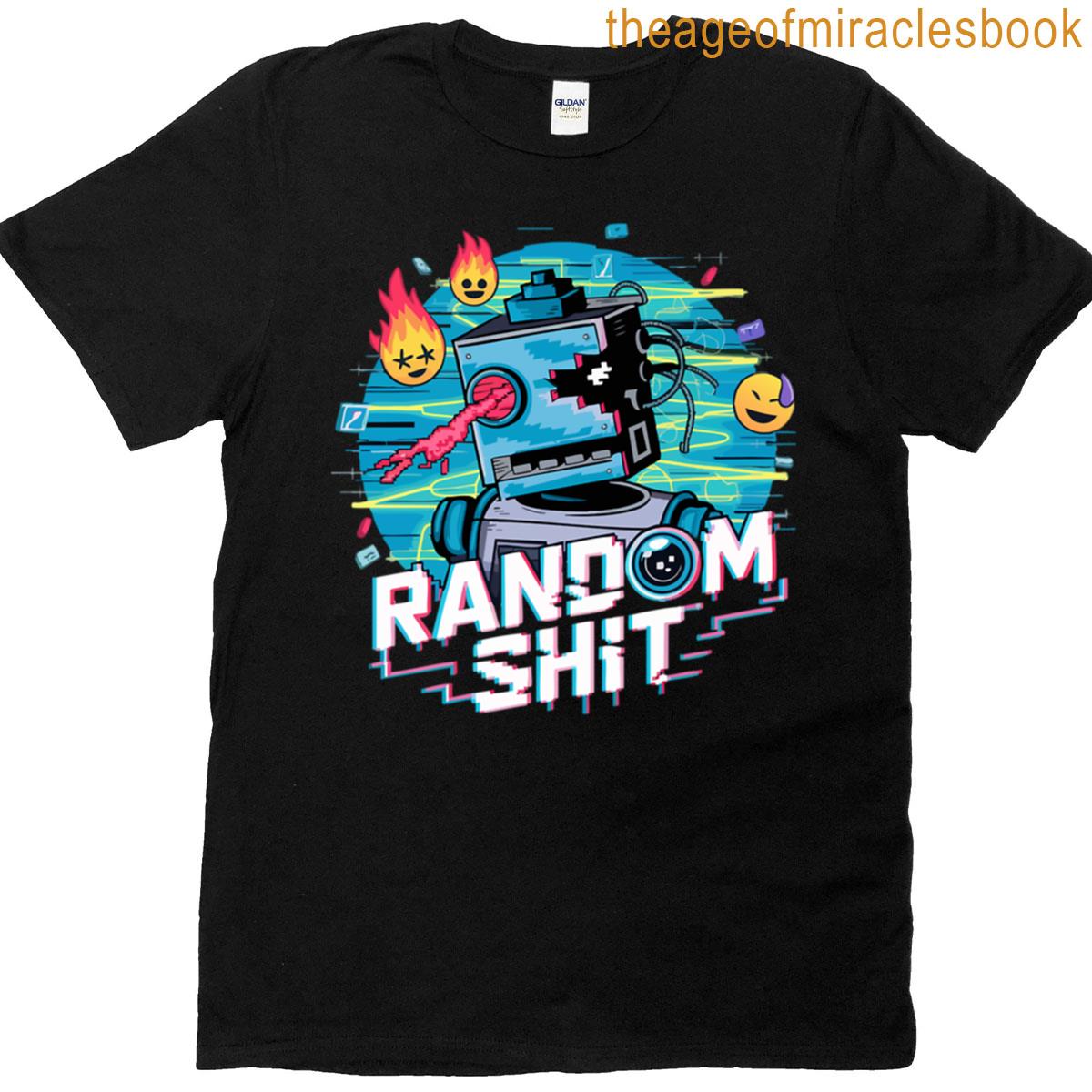 Glitch Robot Torso – Random Sht Png T-shirt