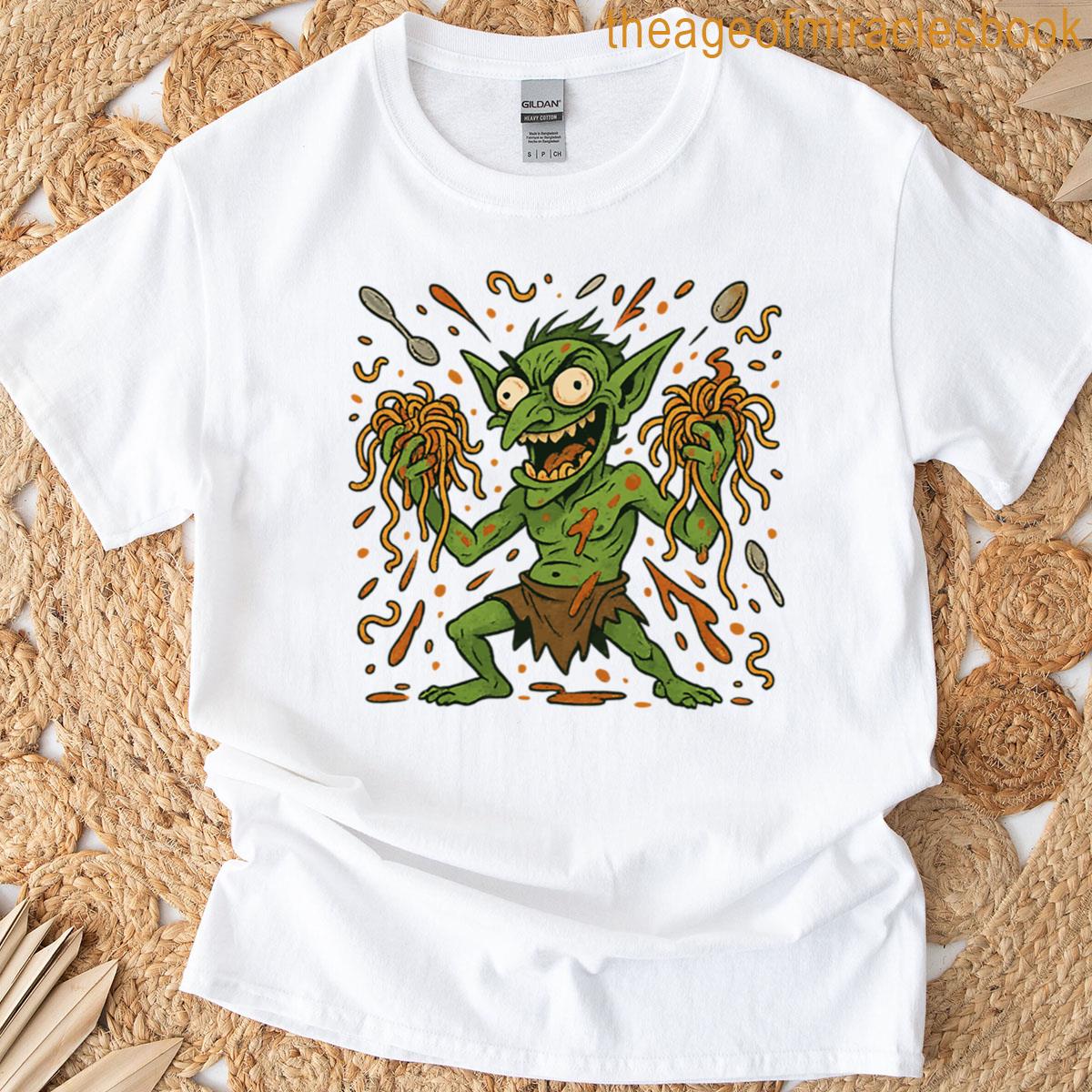 Goblin Mode Noodle Chaos Meme T-shirt