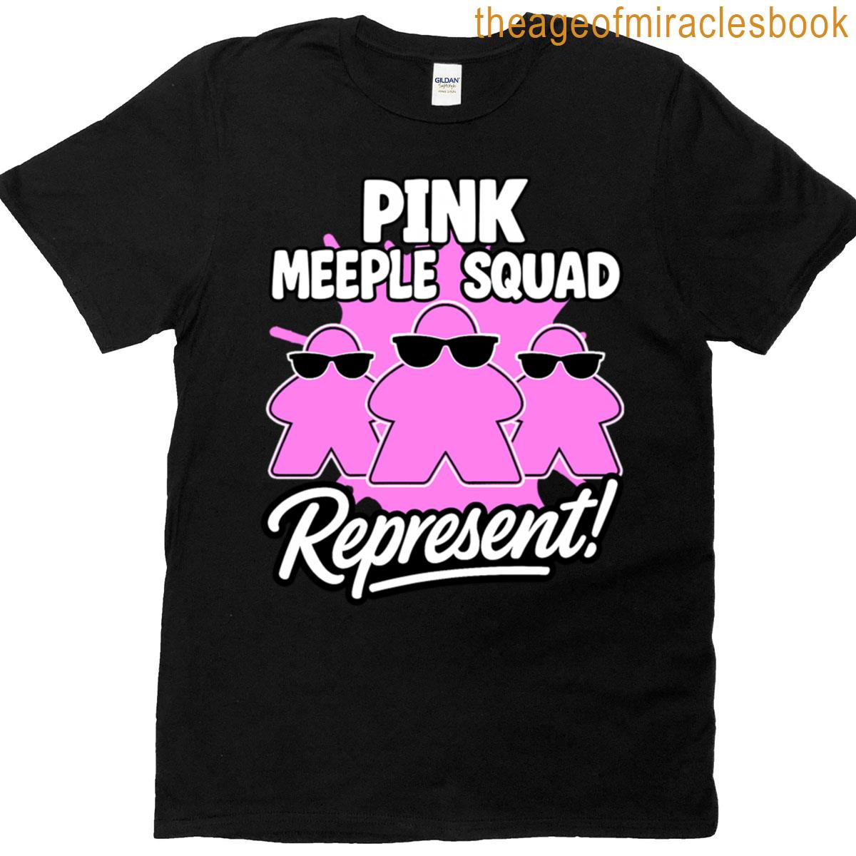Pink Meeple Squad T-shirt