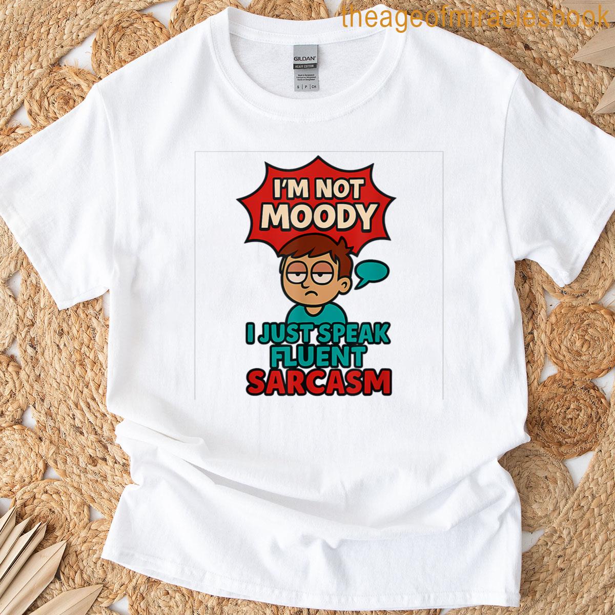 Sarcastic Motivational Quote Comic Eye Roll Design T-shirt