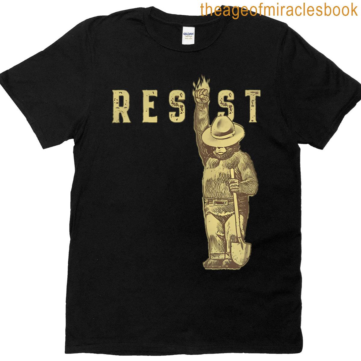 Smokey The Bear Resist Funny T-shirt