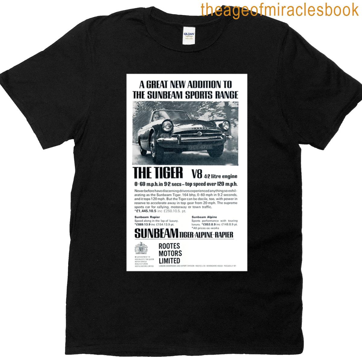 Sunbeam Tiger Car Advert Oversized T-shirt