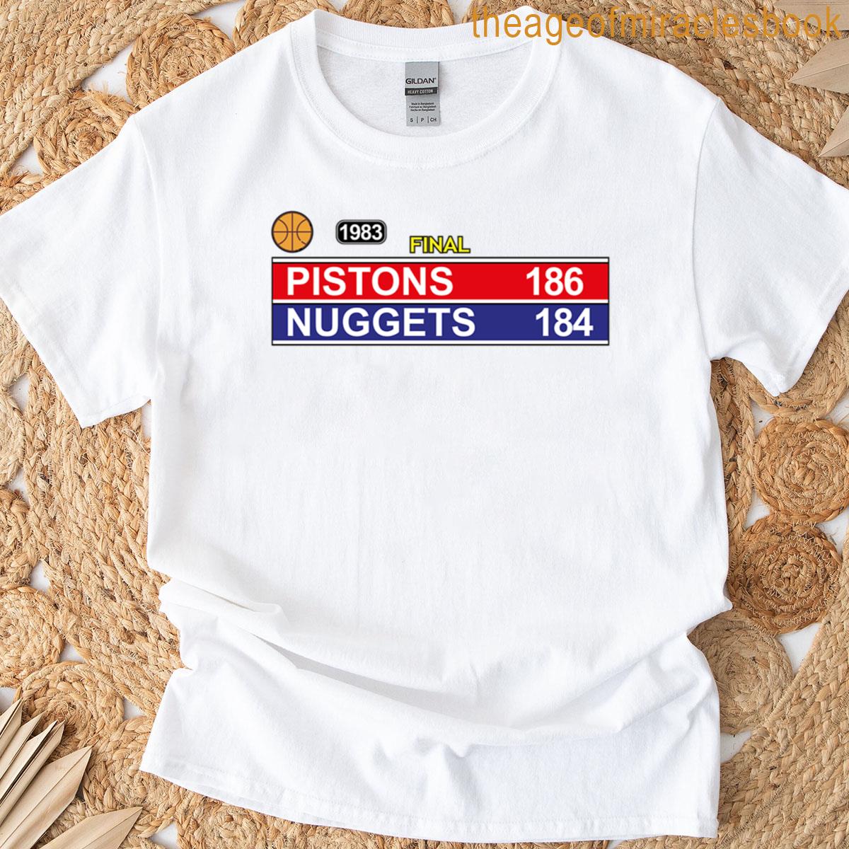 1983 Pistons – Nuggets T-shirt