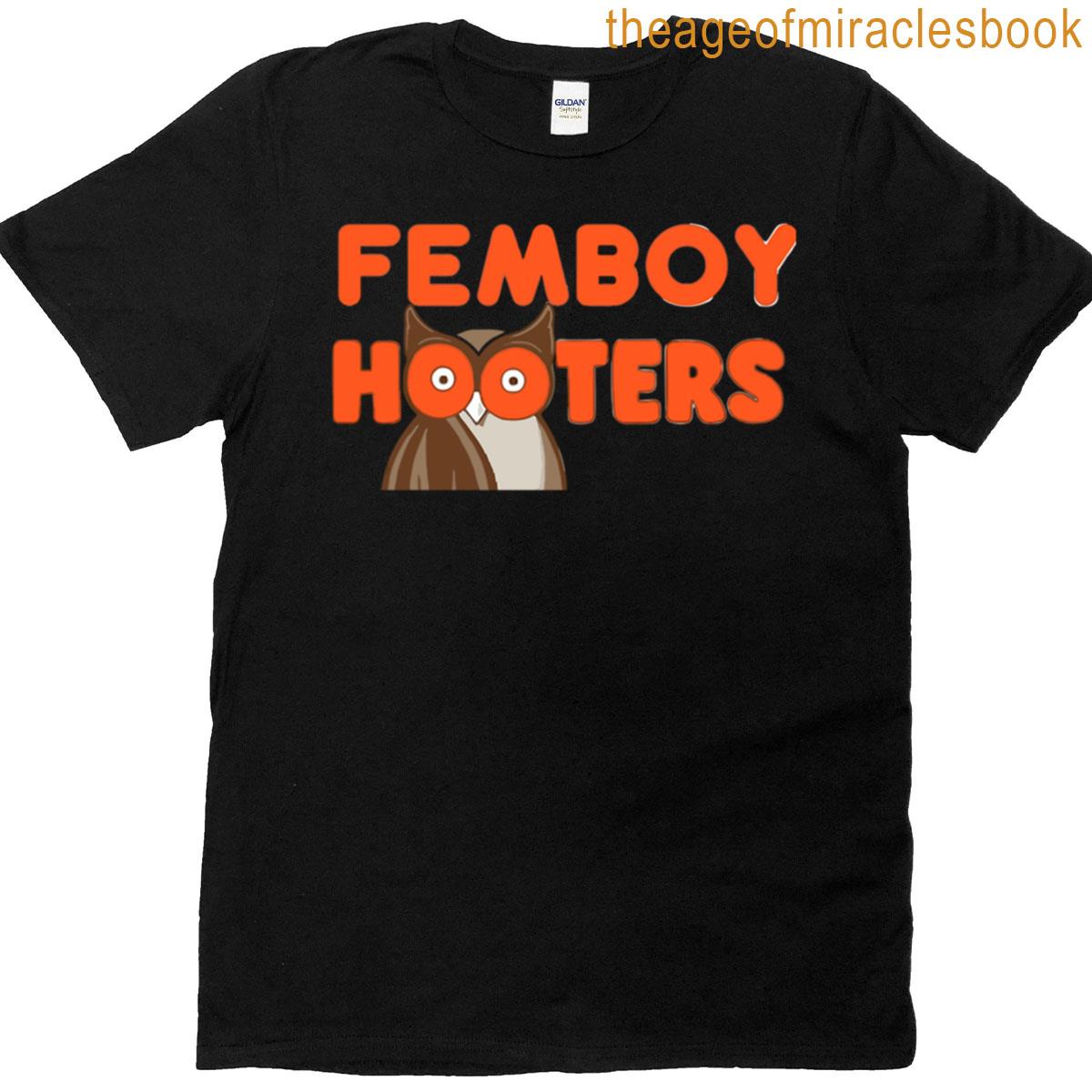 Femboy Hooters Boo T-shirt