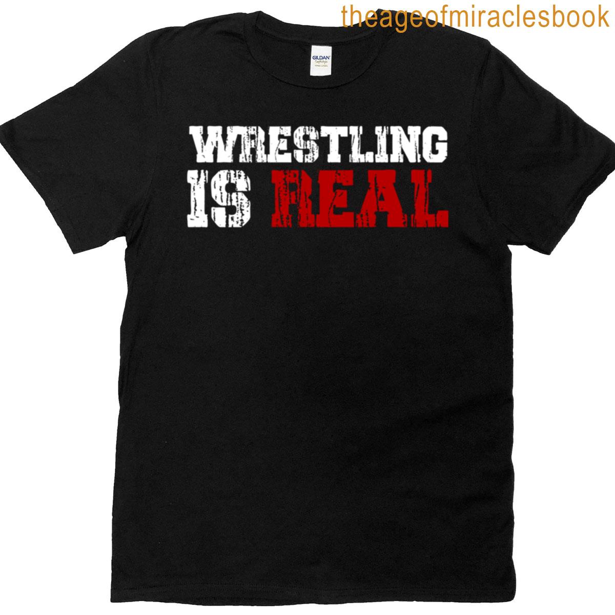 Wrestling Is Real Oversized T-shirt