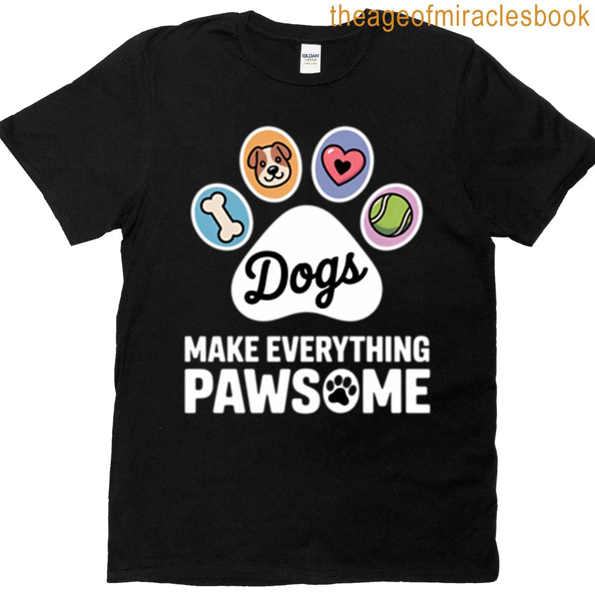 Cute Paw Print Design T-shirt