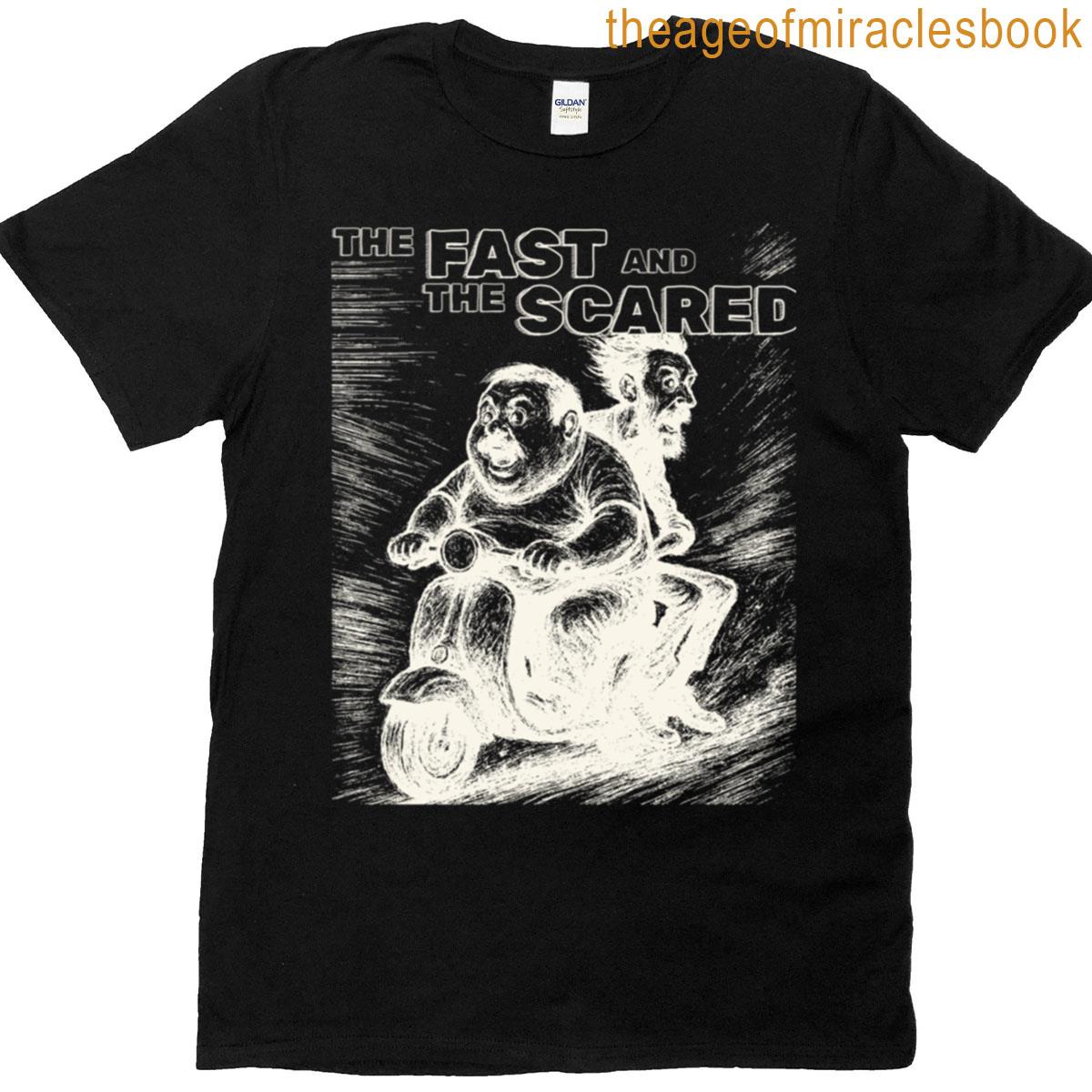 Fast And Scared White Boxy T-shirt