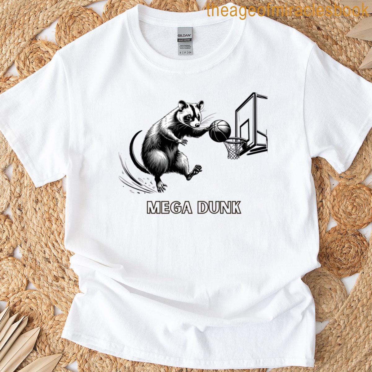 Opossum Playing A Basketball Oversized T-shirt