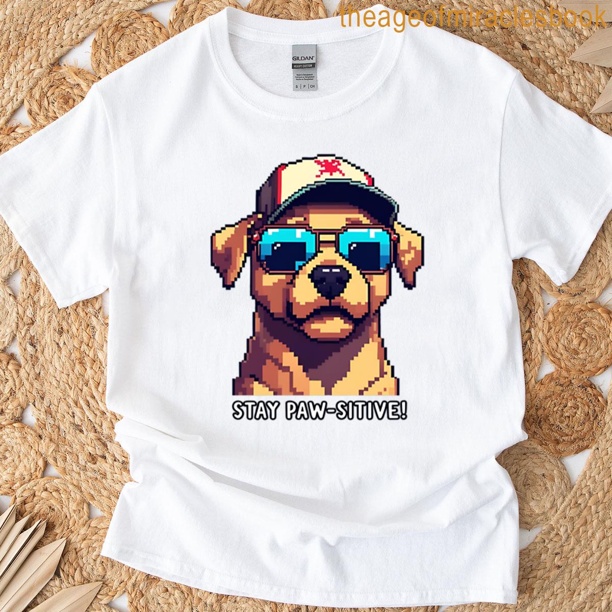 Pixel Dog With Attitude T-shirt
