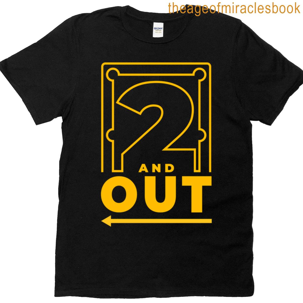 2 And Out Billiards Yellow T-shirt
