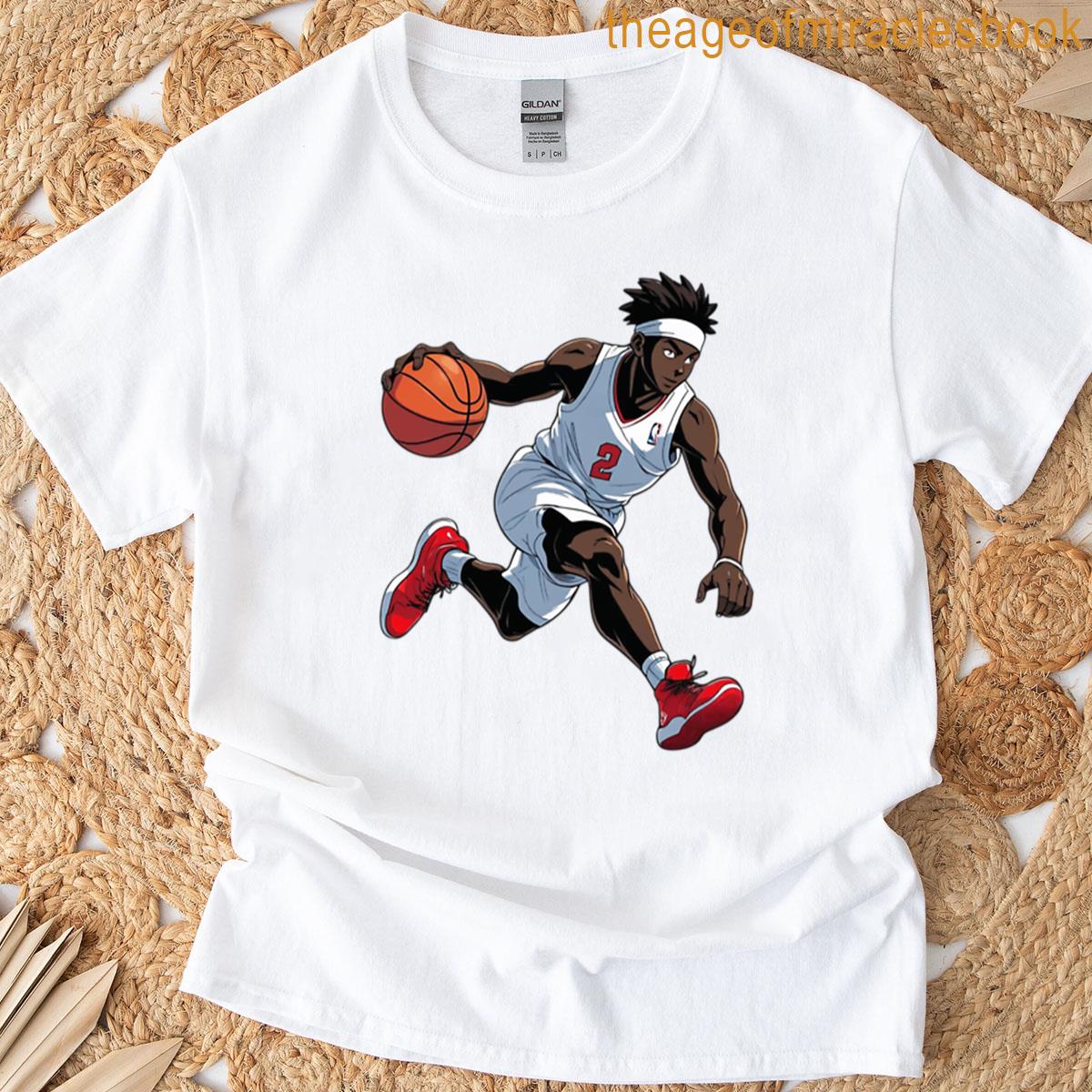 Basketball Anime Player Dribbles T-shirt