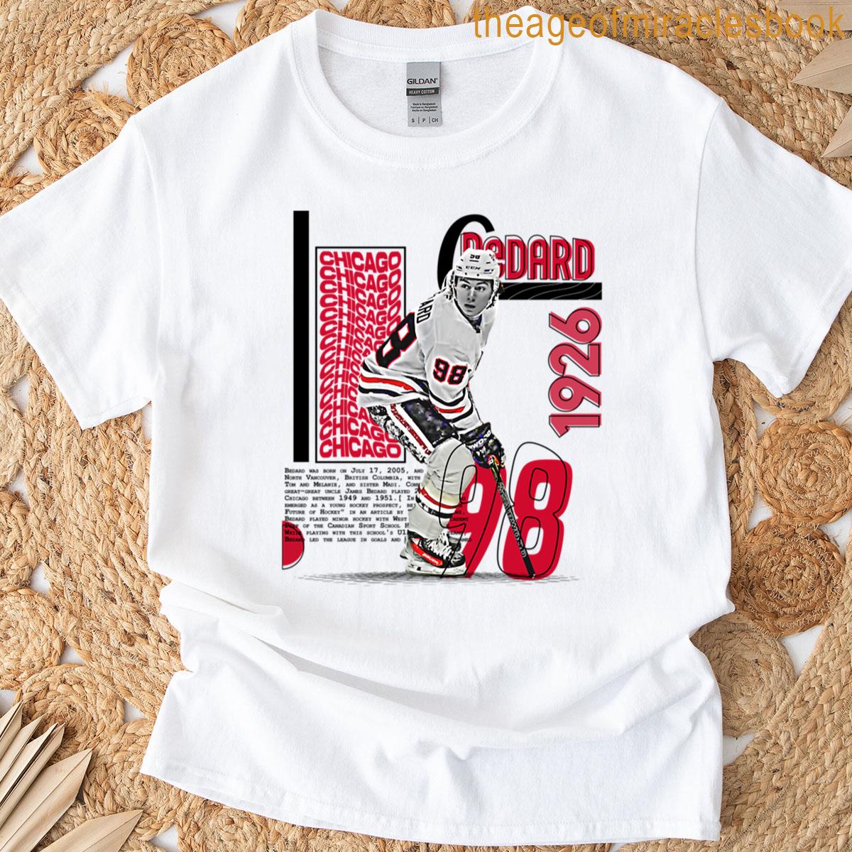 C Bedard Hockey Player Design T-shirt