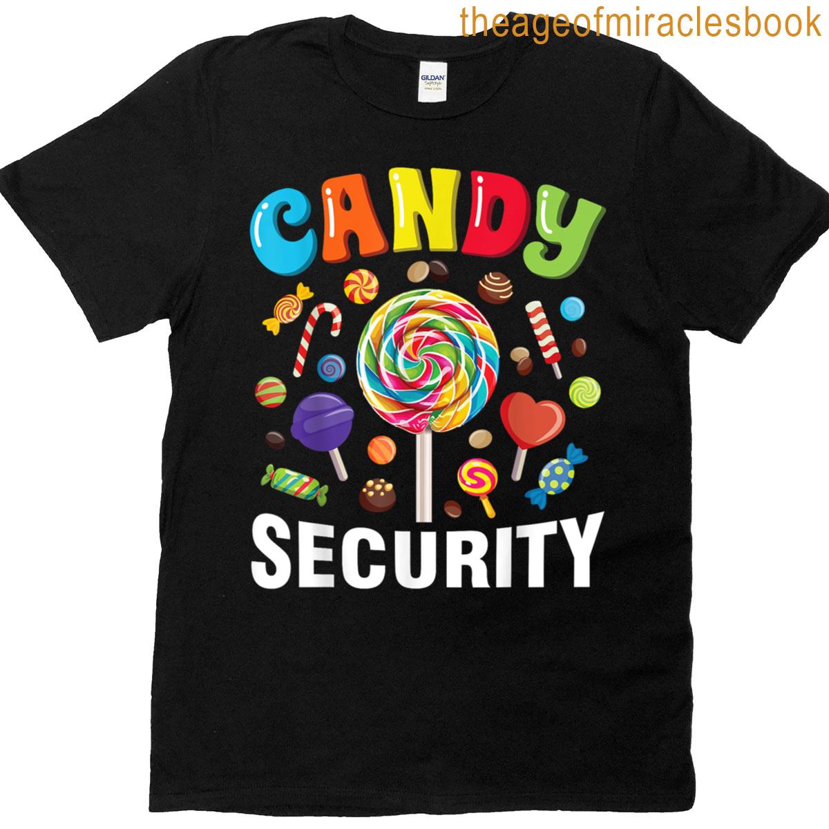 Candy Security Funny Halloween Costume T-shirt
