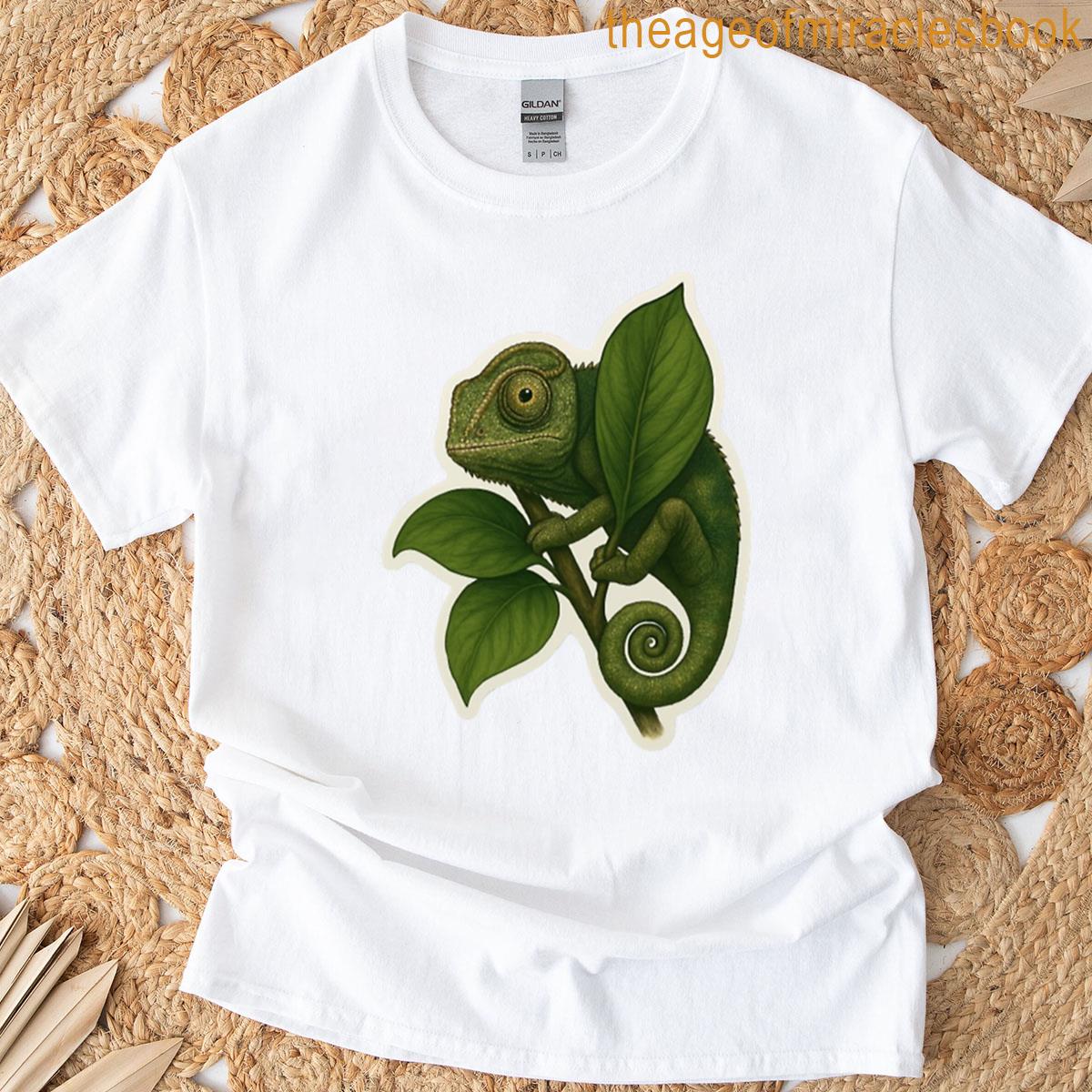 Chameleon Amongst The Leaves T-shirt