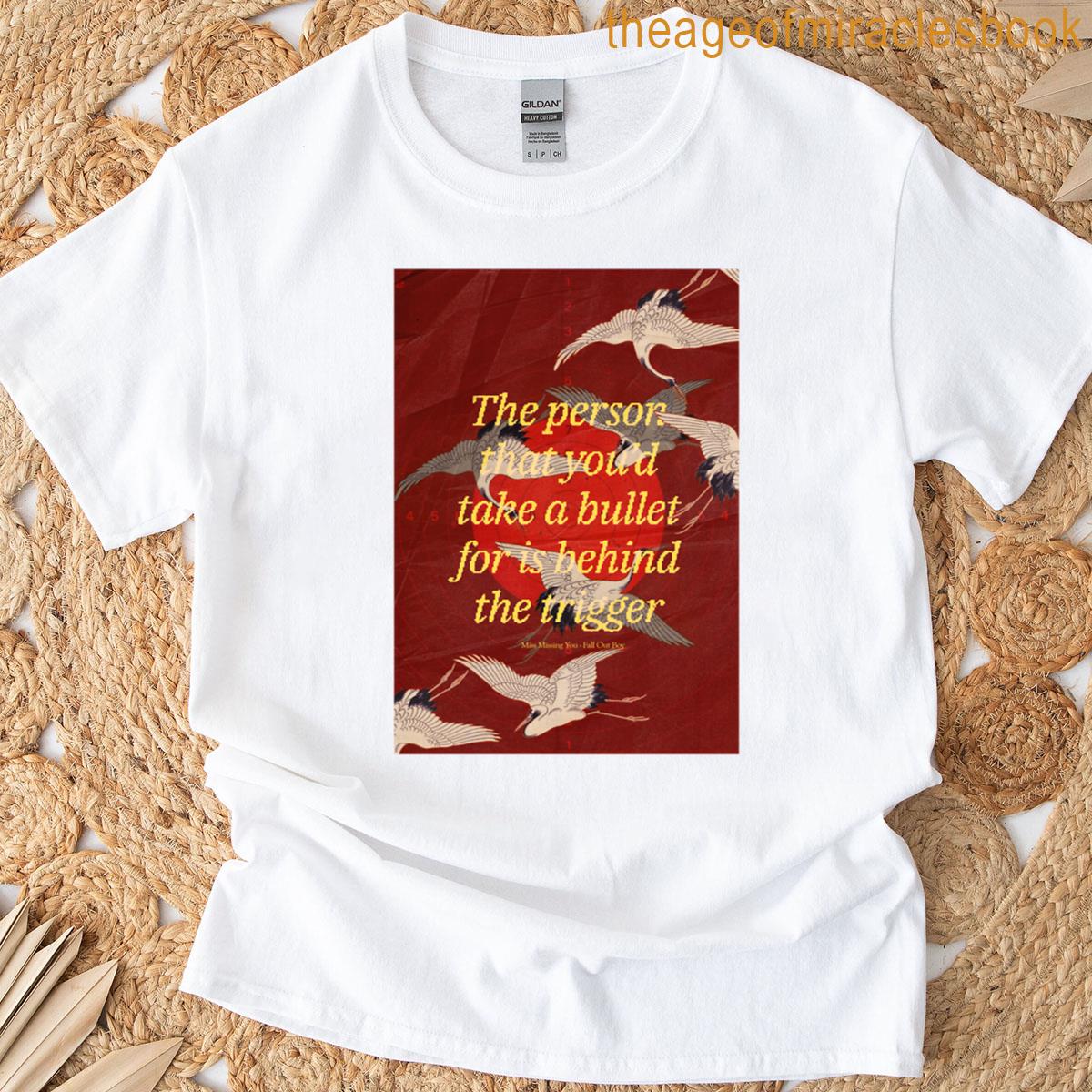 Miss Missing You Fall Out Boy Poster Lyrics Design T-shirt