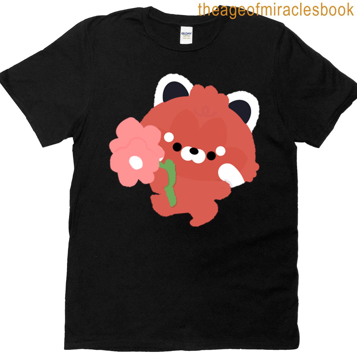 Romantic Red Panda T-shirt