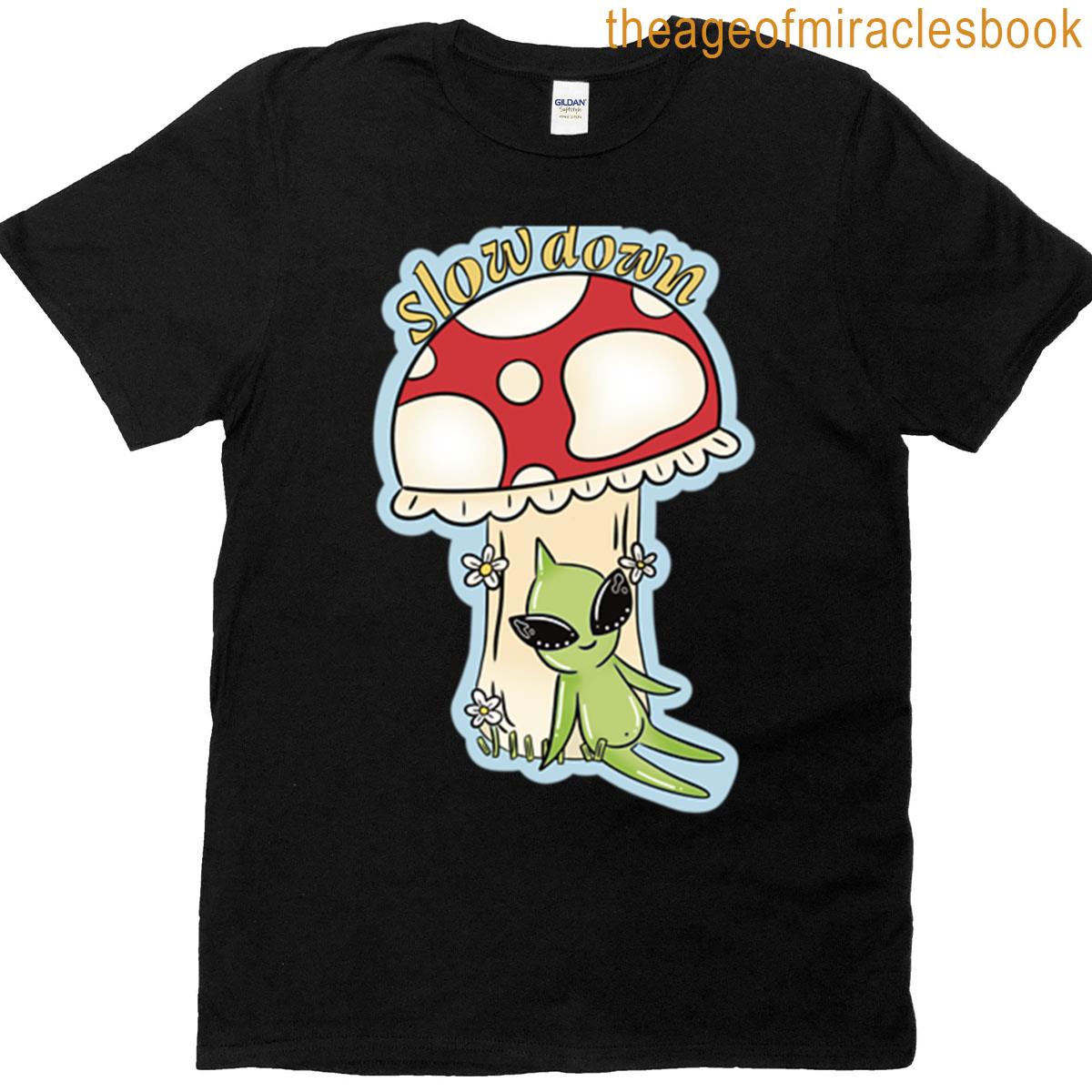 Slowdown Alien Mushroom T-shirt