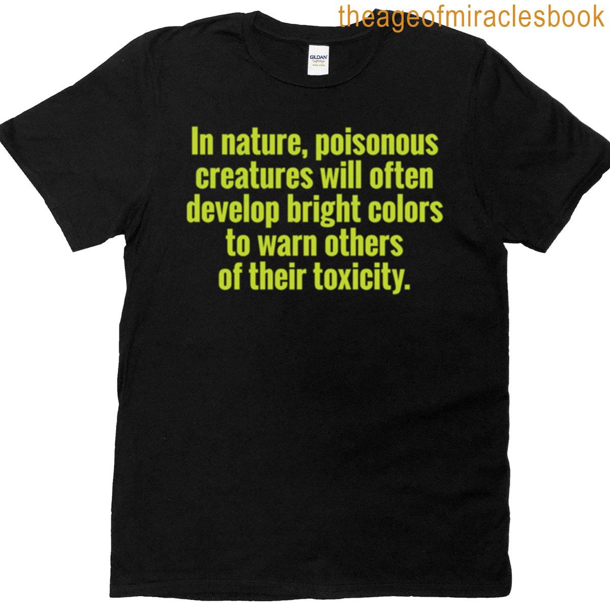 Toxic People Color Warning T-shirt
