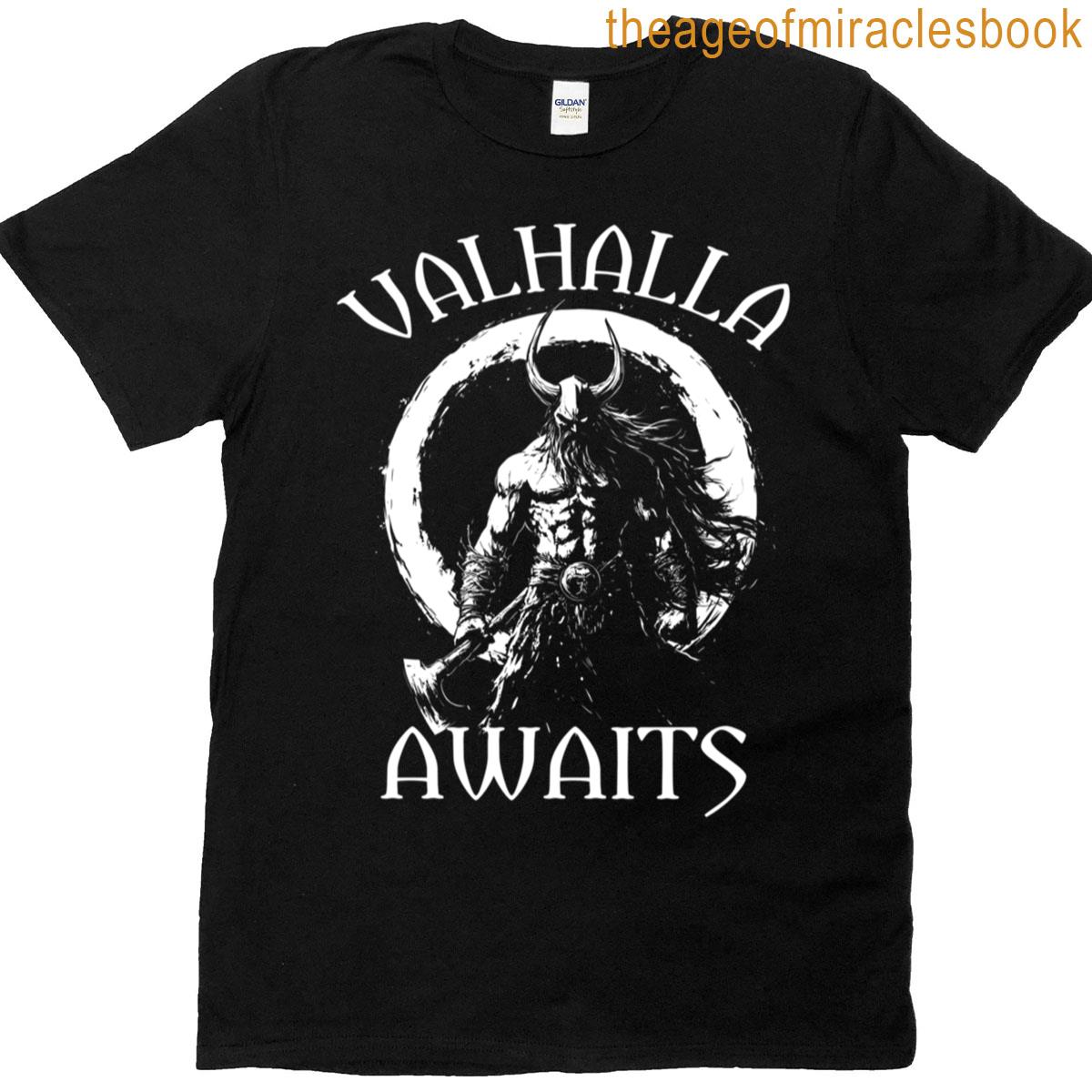 Valhalla Awaits – Viking T-shirt