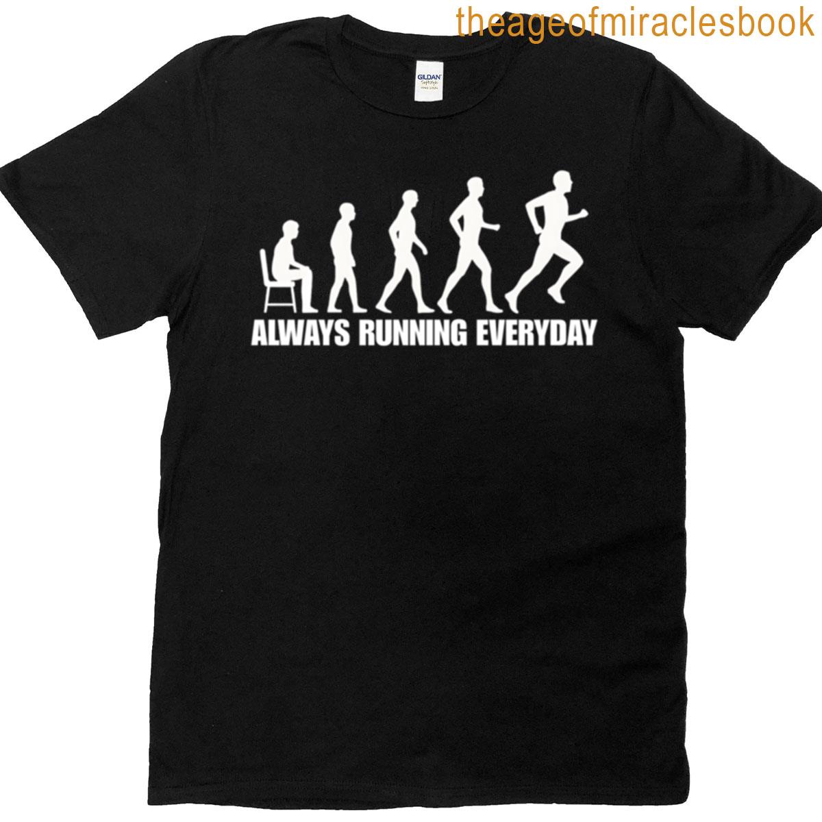 Always Running Every Day Oversized T-shirt