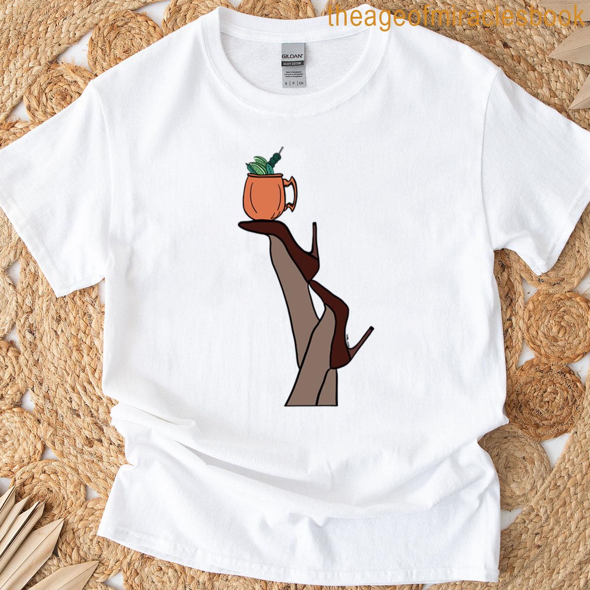 Cocktail Balancing Act Sticker Oversized T-shirt