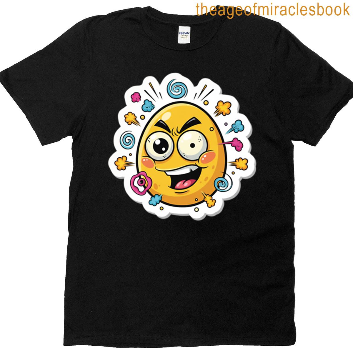 Crazy Exploding Emoji Sticker T-shirt
