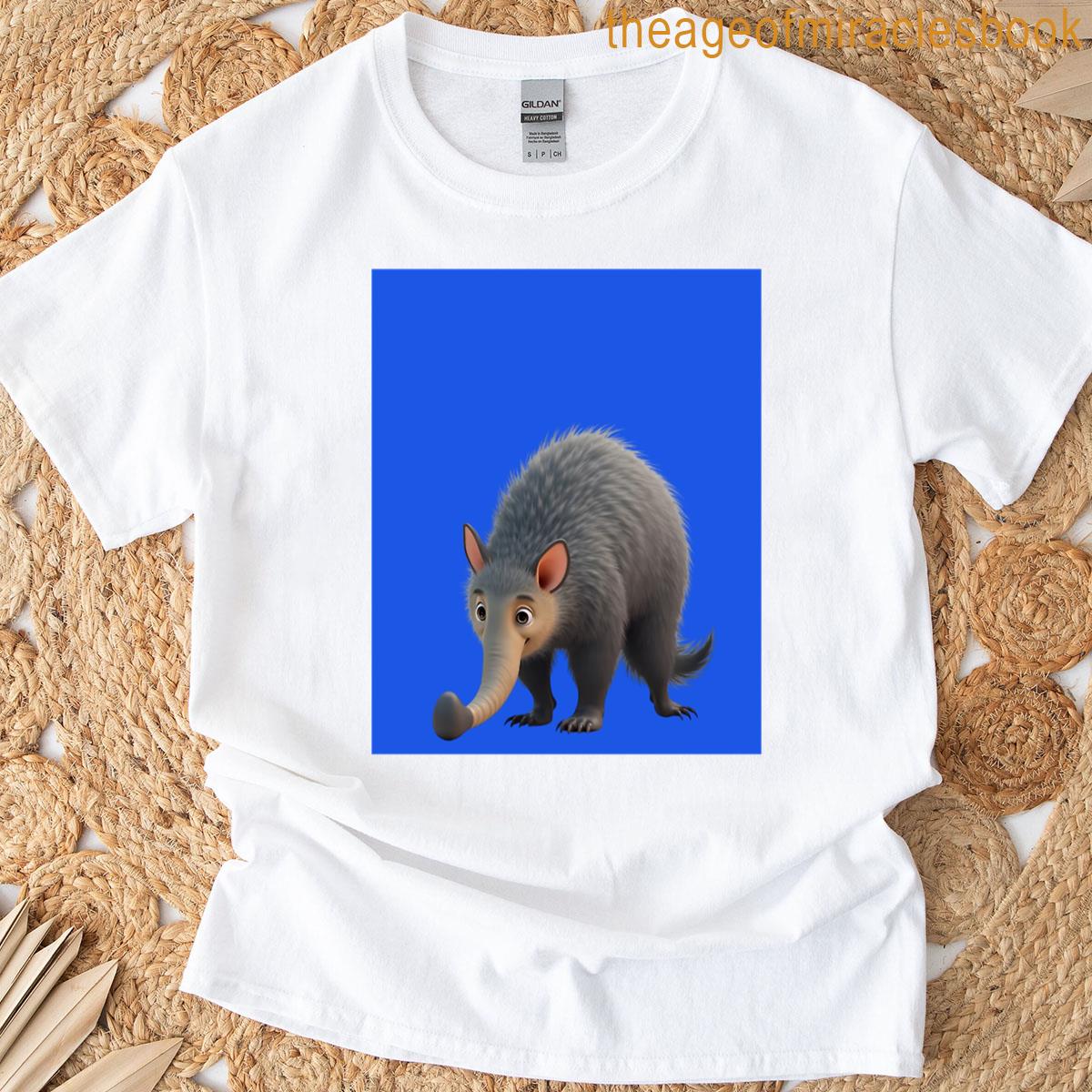 Cute 3d Anteater Graphic T-shirt