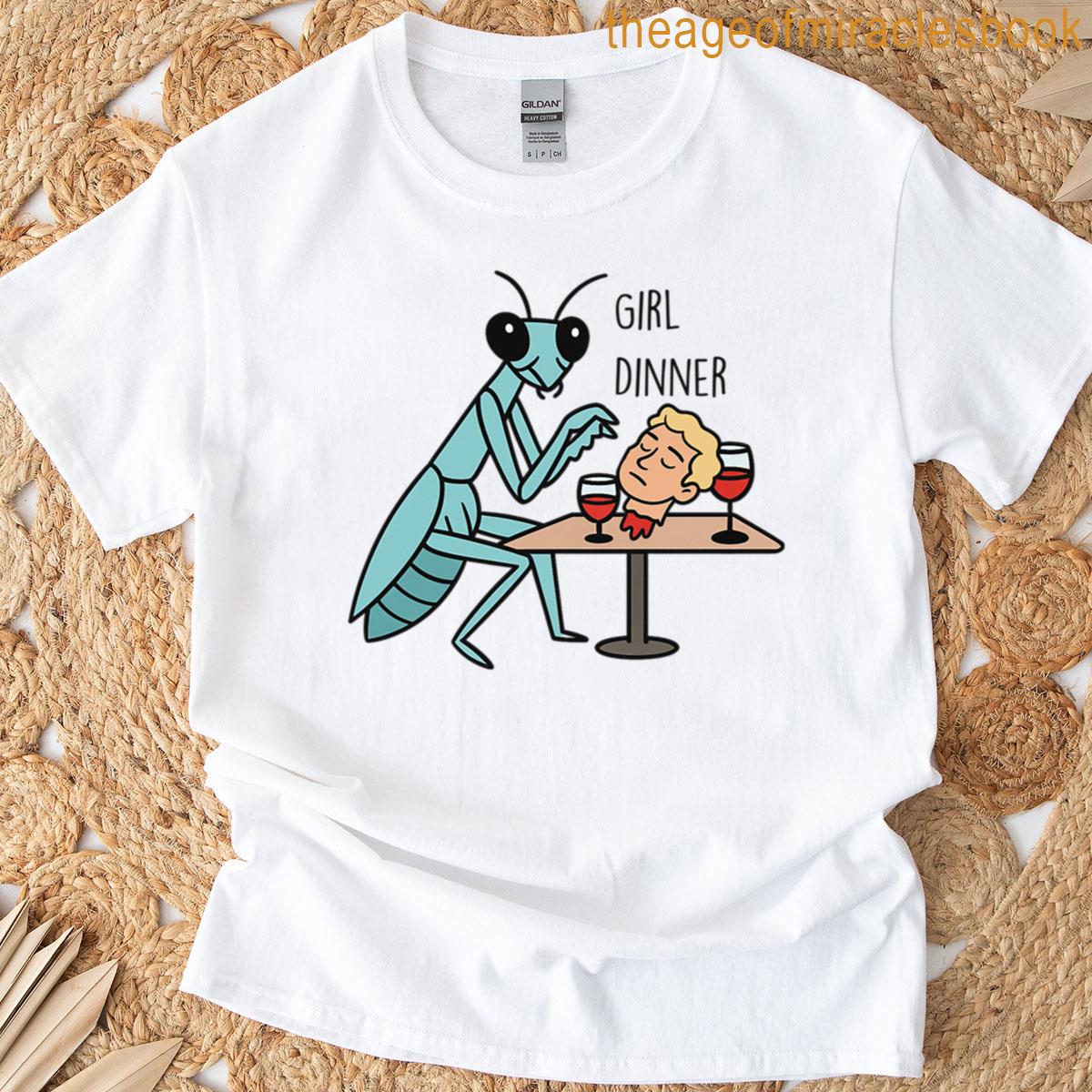 Girl Dinner Praying Mantis Oversized T-shirt