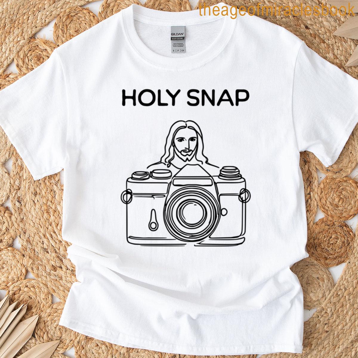 Holy Snap – Jesus Satire Meme Design T-shirt