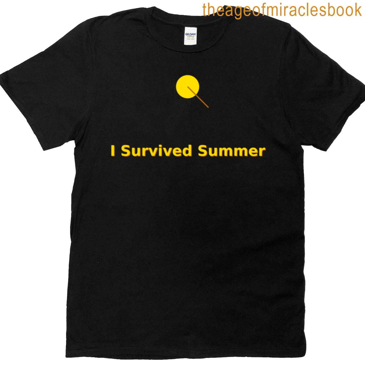 I Survived Summer Funny Back To School T-shirt