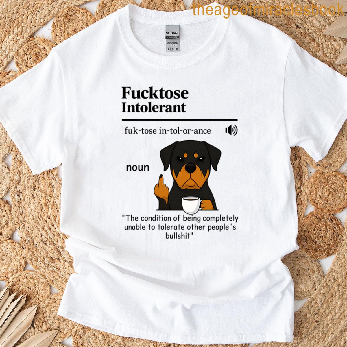 Intolerant Rottweiler T-shirt