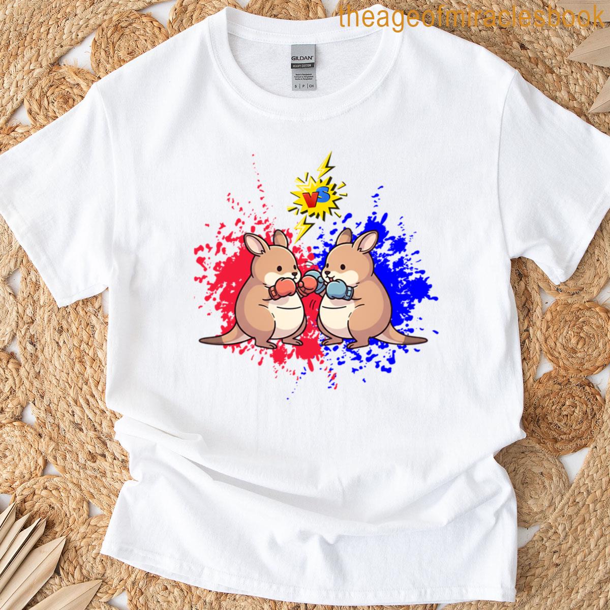 Kawaii Kangaroo Showdown T-shirt
