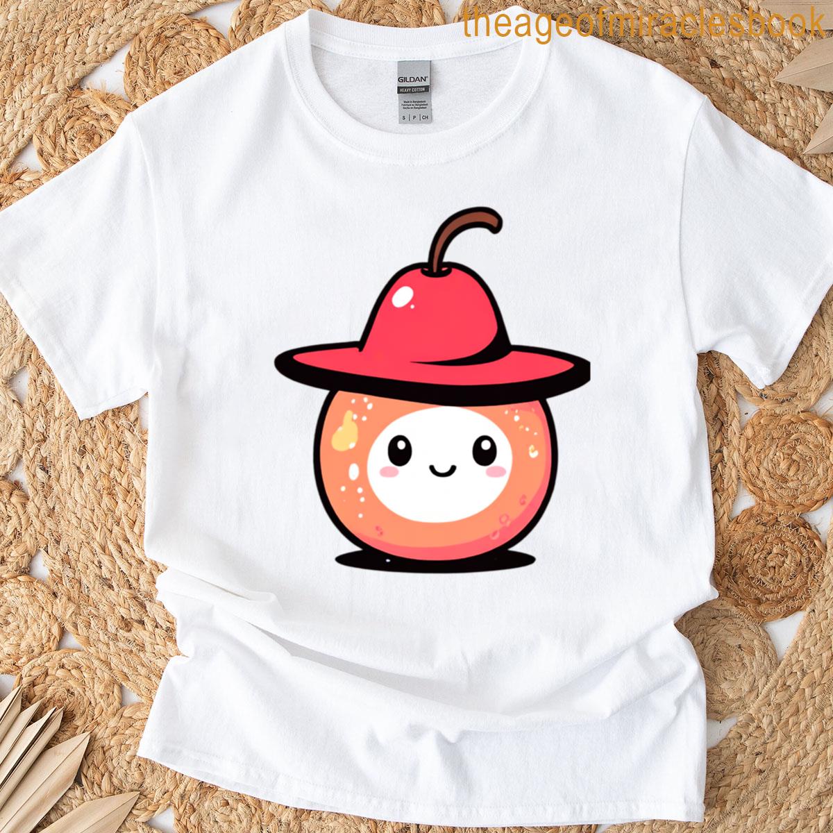 Kawaii Red Summer Pear T-shirt
