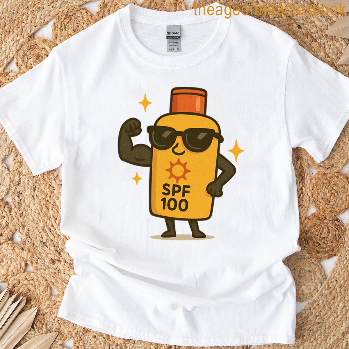 Spf 100 Sunscreen Oversized T-shirt