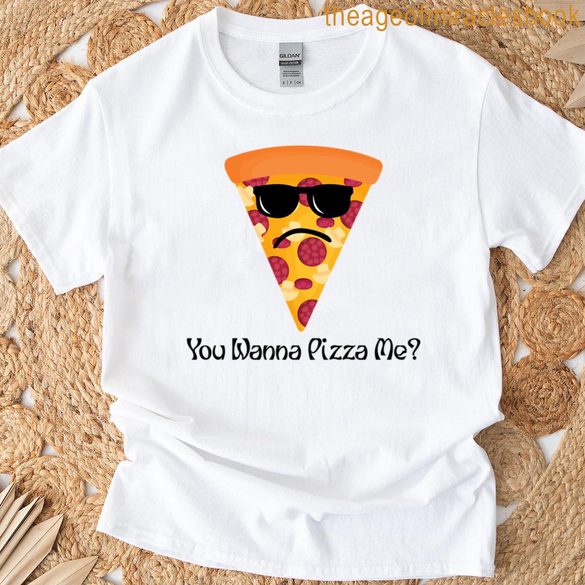 Too Cool For Toppings Grumpy Pizza Slice T-shirt