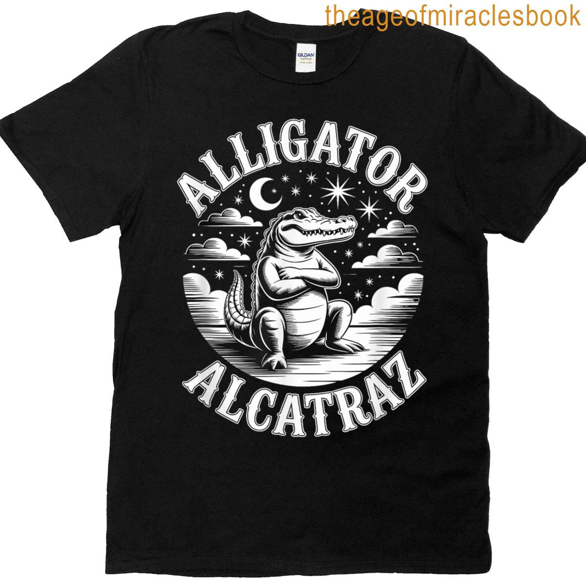 Alcatraz Alligator Cool Reptile T-shirt
