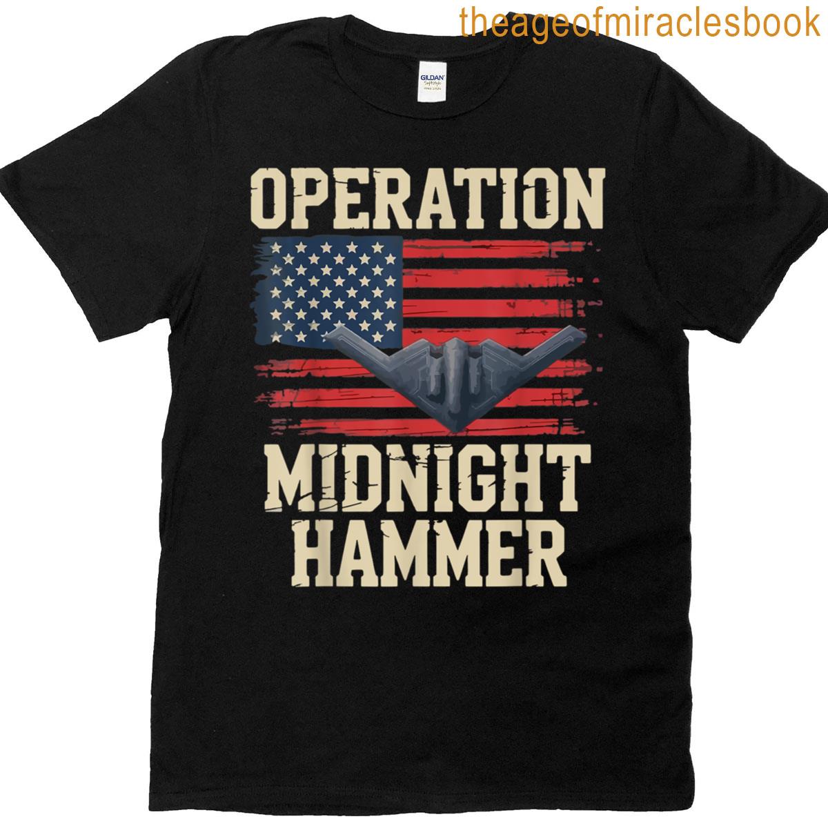 B-2 Stealth Jet Operation Midnight Hammer T-shirt