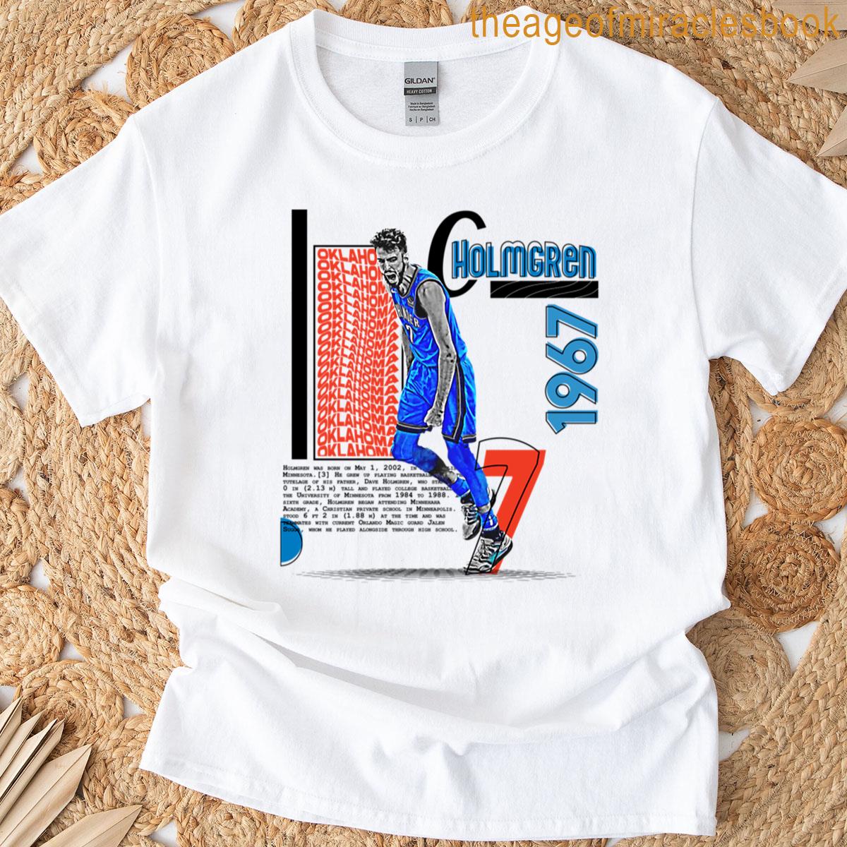 C Holmgren Basketball Player Design T-shirt