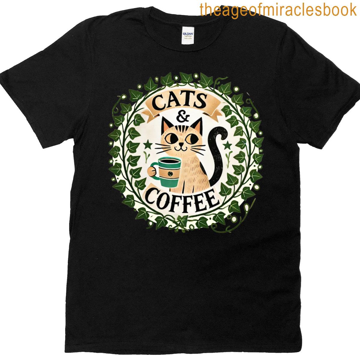 Cats And Coffee T-shirt