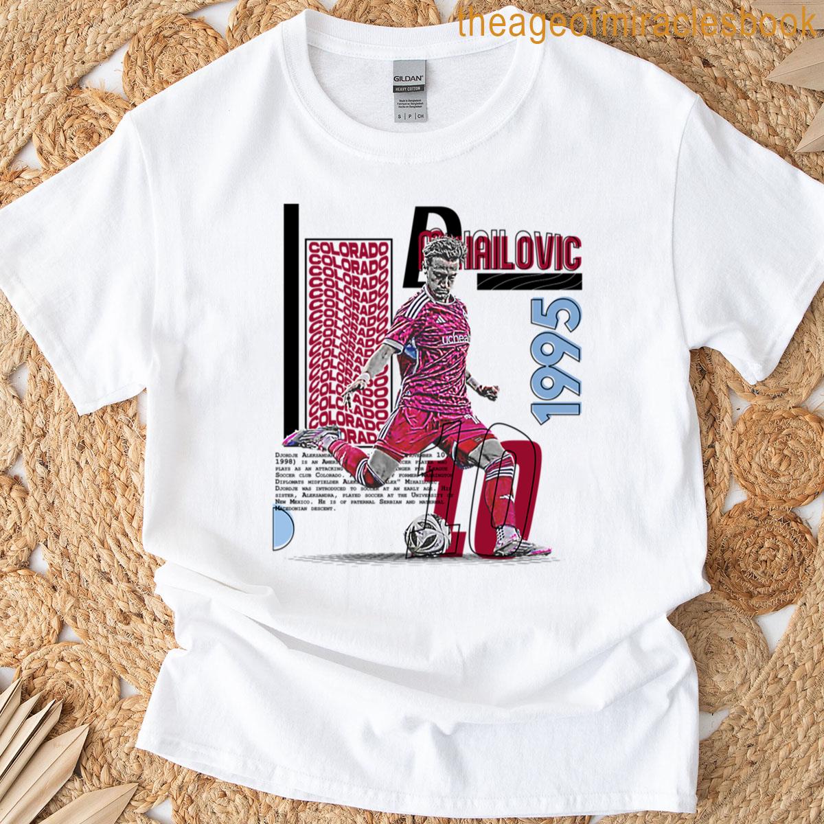 D Mihailovic Soccer Player Design T-shirt