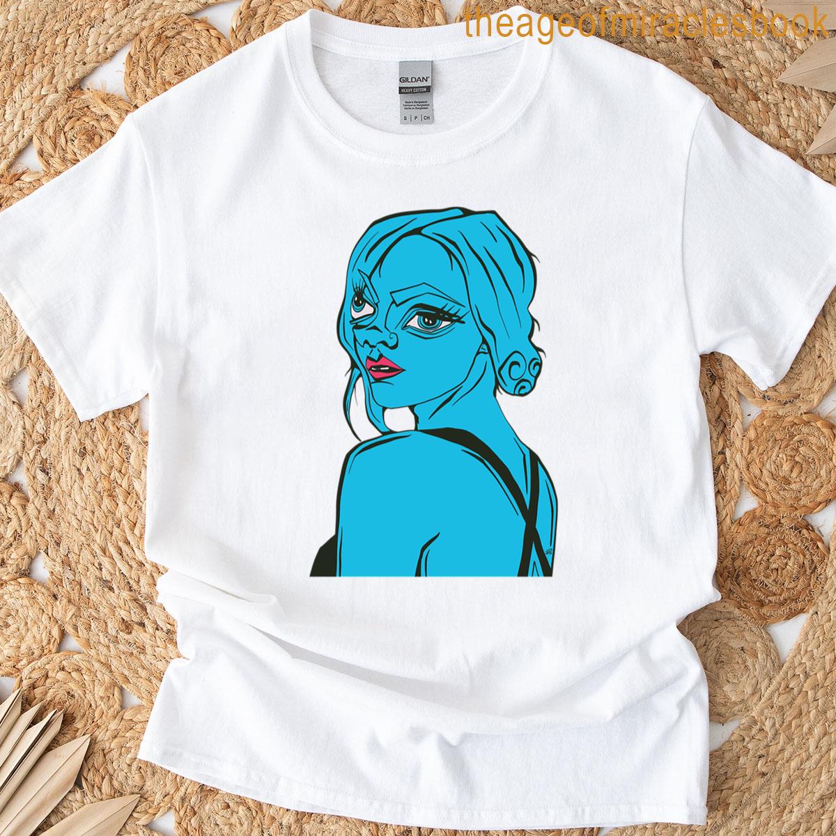 Emma Stone Cubism Portrait T-shirt